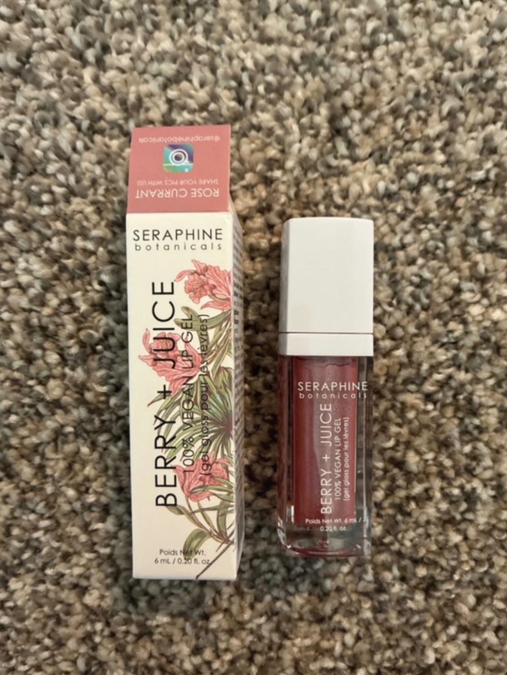 Seraphine Botanicals Berry + Juice Lip Gel